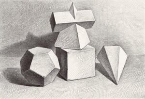 初学素描为什么要学画几何体呢?